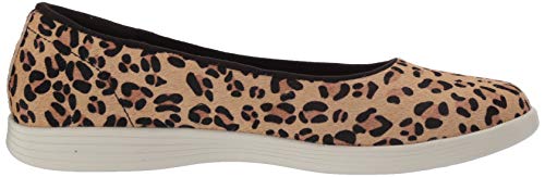 Skechers Women's ON-The-GO CAPRI-136205 Ballet Flat, Leopard, 8 Medium US