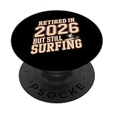 Retired in 2026 But Still Surfing Ocean PopSockets Adhesive PopGrip