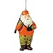 Hunting Camouflage Santa with Gun and Binoculars Christmas Ornament 3.75"