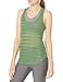 Pink Lotus Women's Small Wonder Lily Banded Racer Back Tank Top