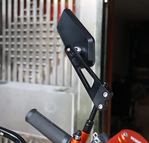 Espejo retrovisor para motocicleta de aluminio universal con tornillo de 8mm 10mm 4