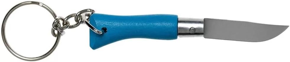 Opinel N02 CYAN KEYRING /6