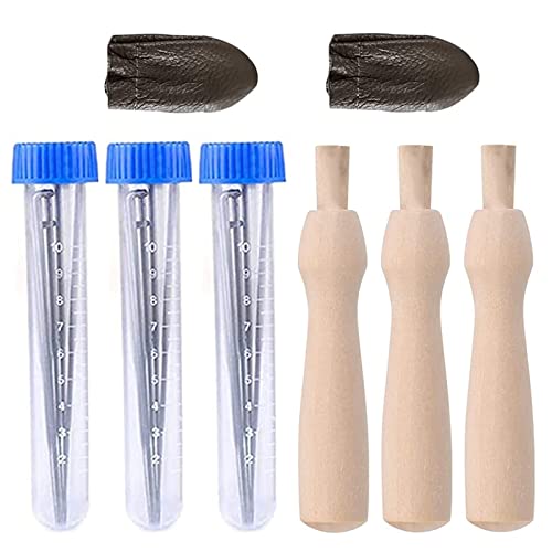 60 Piezas Agujas de Fieltro, 3Tamaños de Agujas de Fieltro, Kit de Fieltro de Agujas, Kit de Inicio de Fieltro de Agujas, Kit de Herramientas de Fieltro de Línea, para Hacer Fieltro de Aguja DIY Cover