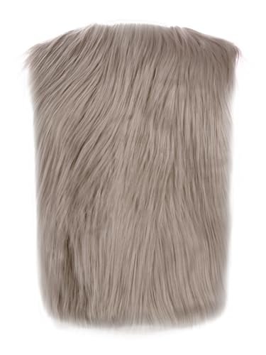 JEATHA Kids Girls Vest Sleeveless Shaggy Jacket for Girls Toddler V-Neck Cardigan Fuzzy Coat Outerwear3