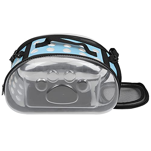 Acouto Bolsa de Pet de Estimação Dobrável Transparente Ao Ar Livre para Gatos e Cães Com Ventilação