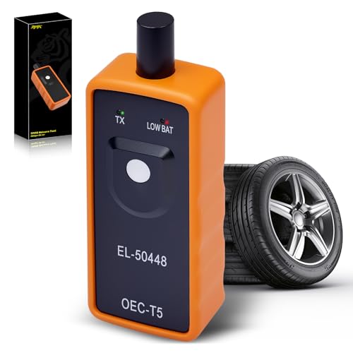 Oktiger TPMS Relearn Tool for GM Vehicles, EL-50448 Tire Pressure Monitor Sensor Activation Reset Tool, Auto TPMS Reset Tool OEC-T5 Compatible with Chevy GMC Buick Cadillac, 315/433 MHz