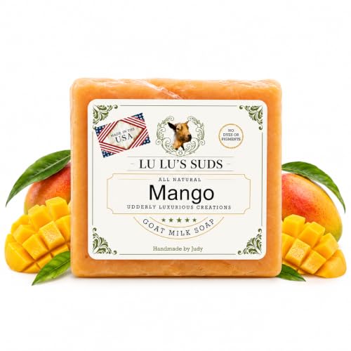 Lu Lu's Suds Handmade All Natural Goat Milk Soap (Mango)