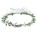 Vividsun Bridal Green Leaf Crown Bohemian Headpiece Floral Headband Photo Prop (leaf)