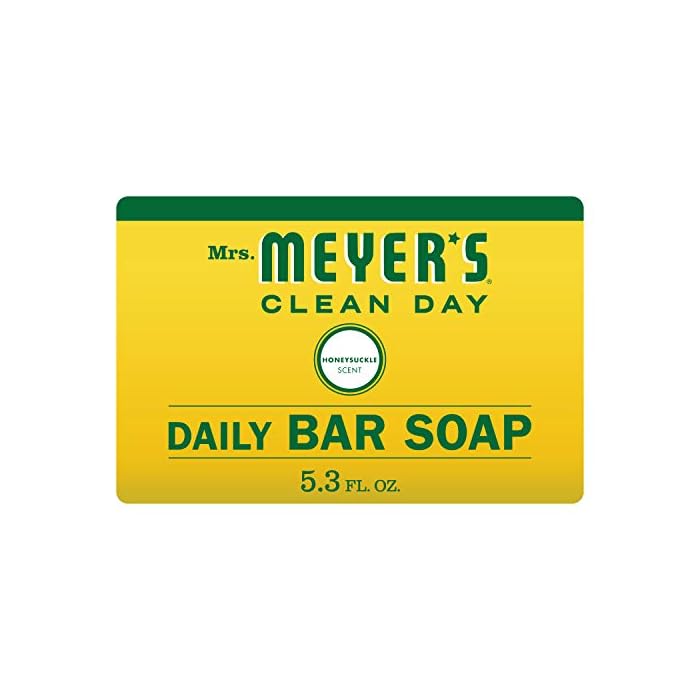 Buy Mrs. Meyer's Clean Day's Bar Soap, Use as Body Wash or Hand Soap