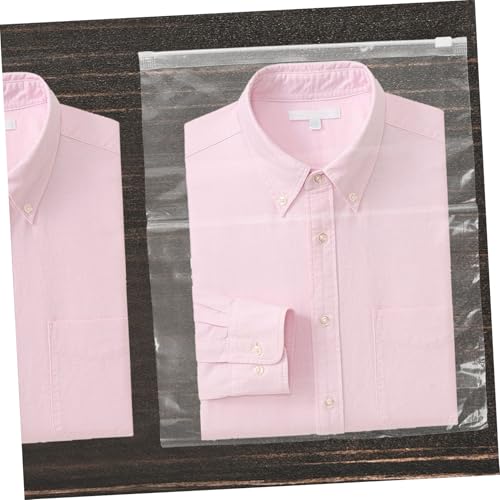 Angoily 50pcs Organize Your Clothing Matte Zippered Pouches Storage Bags for Laundry Needs Easy Zipper Pouches for Clothing4