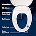Bio Bidet BB550 Heated Bidet Seat with Warm Water Wash & Air Dryer, Night Light, Low Profile Design, Elongated