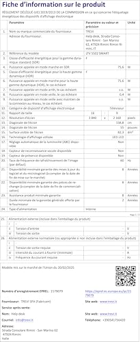 Trevi Ltv 5502 Smart Smart Tv 55" Uhd Con Sistema Operativo Vidaa U8.0, Connettività Audio Wireless, Ingressi Usb, Hdmi E Audio/Video, Funzione Sleep, Mobile Sottile Frameless - 11