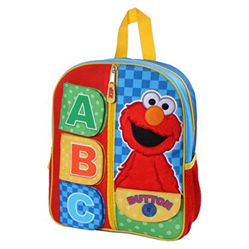 Sesame Street 12 inch Elmo Kids' Backpack Sings The ABC's