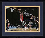 Framed Zion Williamson New Orleans Pelicans Autographed 8" x 10" Going Up vs. New York Knicks Photograph - Autographed NBA Photos