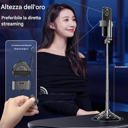 Trípode para teléfono remoto inalámbrico compacto y extensible 7