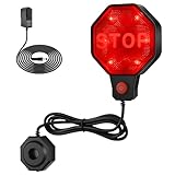 HappyAlley Garage Parking Sensor & Garage Parking Aid with LED Stop Light, Adjustable Ultrasonic Park Assistant for Car Stop Indicator with Red Yellow Green Display, 6'–6.5 ft(Black)