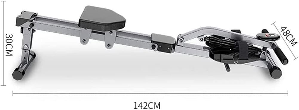 Rowing Machine Foldable Rower for Home with LCD Full Motion Rower for Cardio Exercise