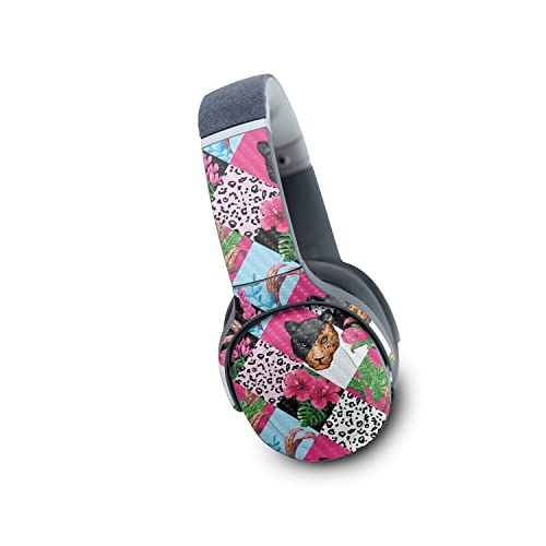 Image of MightySkins Carbon Fiber Skin Compatible with Skullcandy Crusher Evo Wireless - Cat Tile | Protective, Durable Textured Carbon Fiber Finish | Easy to Apply | Made in The USA