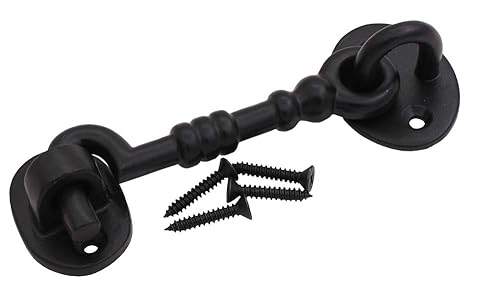 THDC Cast Iron Cabin Eye Hook, Latch for Gates, Doors