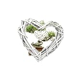 Décoration de coeur en osier: ces couronnes de coeur rustiques seront ravissantes dans votre maison comme décoration pour votre mariage, décoration de coeur en rotin