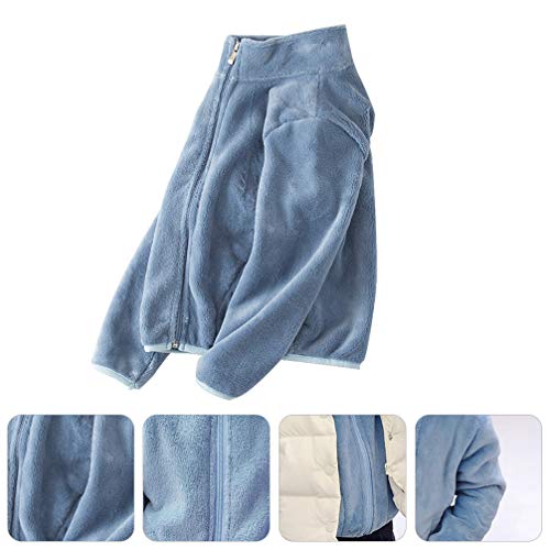 KESYOO Casaco de Lã para Meninas Fuzzy Casaco Infantil Sherpa Casaco Quente de Inverno para Crianças