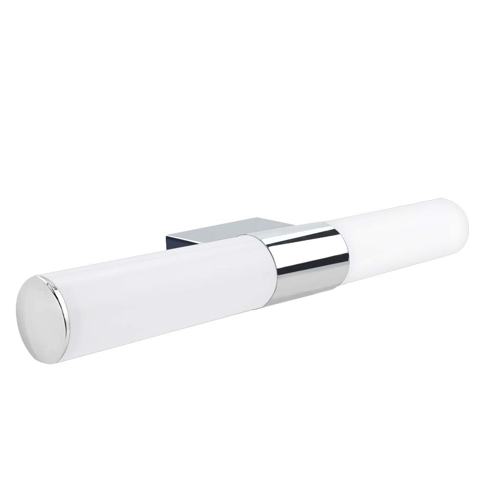 Bonlux Luz LED para espejo de baño, blanco neutro, 4000K, 8 W, 800 lm, luz de baño, lámpara de maquillaje de 430 mm, lámpara de maquillaje IP45 impermeable AC 85-265 V, lámpara de maquillaje