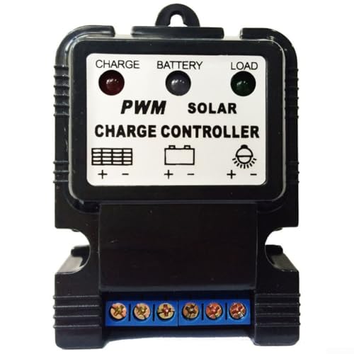 ZYWUOY Solar Panel Controller, Reliable Control, Efficient Energy Management, Easy Monitoring For 12V -24V(10A 11.1V-22.2V)