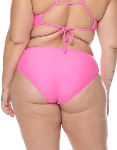 Body Glove Retro Plus Size High Waist Bikini Bottom Swimsuit, Available in Sizes 1X,2X,3X