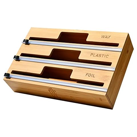 EJ1 Bamboo Wrap Dispenser and Organizer Cover