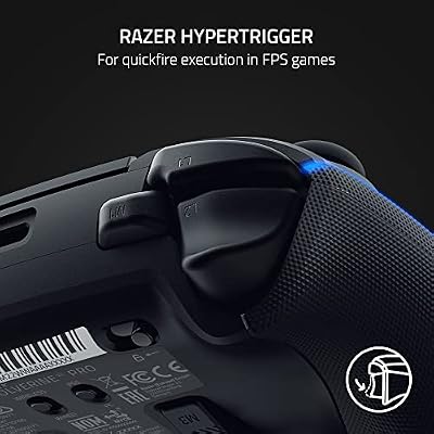 Razer Wolverine V2 Pro Wireless Gaming Controller for PlayStation 5 / PS5, PC: Mecha-Tactile Action Buttons - 8-Way Microswitch D-Pad - HyperTrigger - 6 Remappable Buttons - Chroma RGB - Black