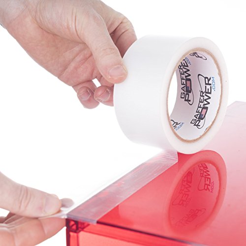 Gaffer Power Transparent Duct Tape, Ultra High Performance Weather Resistant Tape for Discreet, No Show Repairs and Mounting | Residential, Commercial and Industrial Uses (2 Inch x 20 Yards) - Image 5