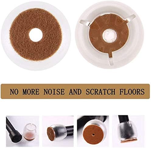 32 Pack Chair Leg Caps Silicone Feet Table Covers Protectors for Hardwood Floors