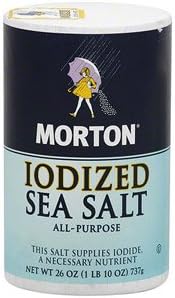 IODIZED SEA SALT MORTON CANISTER 26 OZ