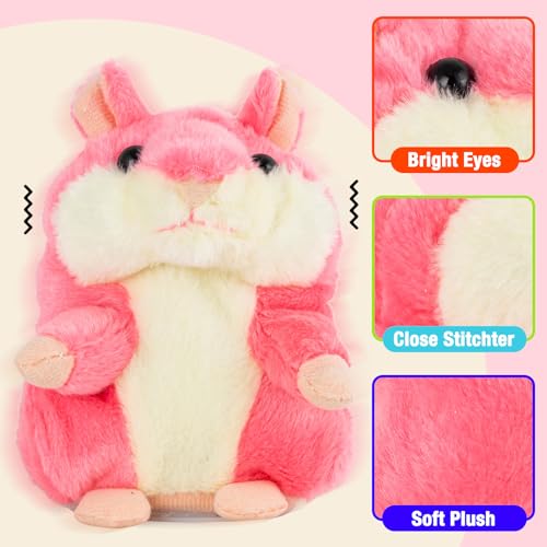 Image of Kids Toys Talking Hamster Repeats What You Say Toddler Toys for Kids,