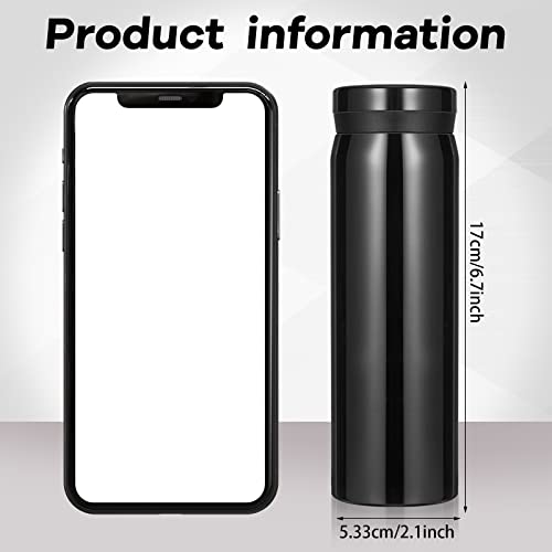 Dandat Pack de 4 Botellas de Agua Mini de Acero Inoxidable 10 oz con Aislamiento al Vacío miniatura 2