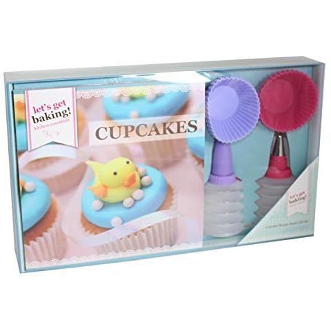 PMS GET Baking! Cupcakes Recipe Book Gift Set in Gift Box Cover