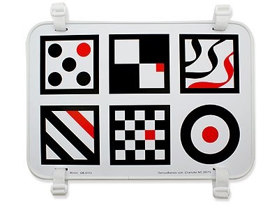 Large Double Sided Infant Crib Mirror 100% Surface Wash Nicu Approved #TOP1