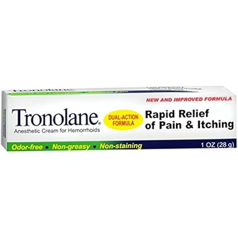 Tronolane Dual Action Anesthetic Cream For Hemorrhoids (1 Oz) Cover