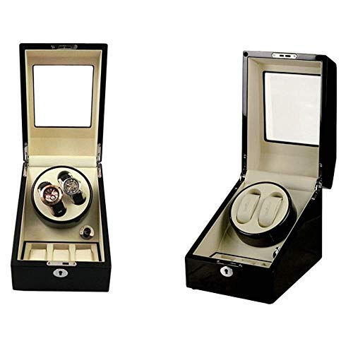 Boîte remontoir montre automatique 2 slots et 3 compartiments rangement