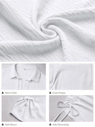 GKBK Women Swimsuit Coverup Bathing Suit Cover Ups for Swimwear Swim 2026 Spring Summer Outfits Trendy Clothes Pool Bikini Beachwear Drawstring Cute Beach Dresses Shirt Pullover White XL — view 5