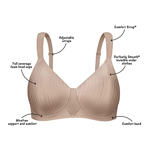 Playtex 4707 Women'S Secrets All Over Smoothing Full-Figure Wirefree Bra Us4707 thumb #3