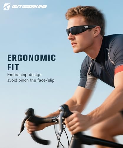 Polarized Sport Sunglasses-for-Men Sun-Glasses: Mens Wrap Sunglasses for Fishing Cycling Running UV400 Protection3