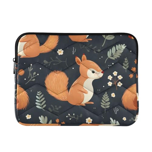 Funda para laptop de 13-14 pulgadas con diseño de ardilla miniatura 1