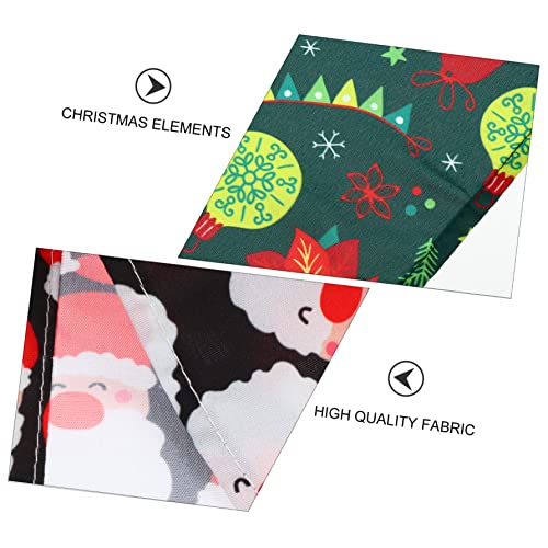 generic 2 Pçs Babador Elegante Babador De Pescoço Toalha De Baba De Natal Confortável Cachecol Triân