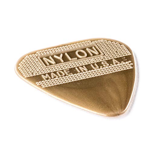 Médiators Herco HE210 Flex 50 en nylon moyen avec finition dorée durable pour guitariste - 3