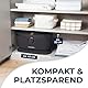 CLEANmaxx automatischer Hemdenbügler PRO |Ersetzt Bügeleisen, Bügelbrett, Dampfglätter und Steamer | Bügelgerät mit Bügelpuppe für Hemden, Blusen & Shirts | Innovativ & effizient, schwarz
