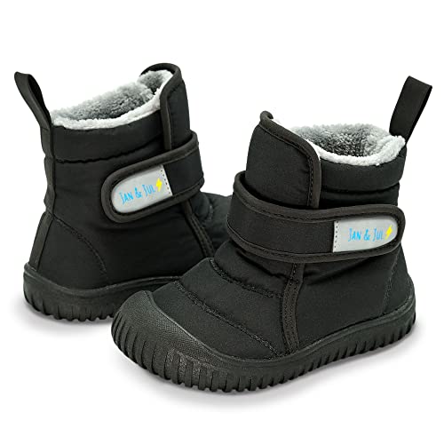 Jan & Jul Toddler Ankle Boots For Winter Snow (Black, Size 11 Little Kid) #TOP1