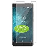 VacFun 4 Piezas HD Claro Protector de Pantalla para Blackview A8 MAX, Screen Protector Sin Burbujas Película Protectora (Not Cristal Templado)