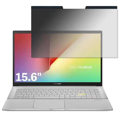 ASUS VivoBook S15 S533EA 15.6�C���` 16:9 �Ή� �}�O�l�b�g�� �`�����h�~�t�B���^�[ �v���C�o�V�[�t�B���^�[ �u���[���C�g�J�b�g ���˖h�~ PC �p�\�R�� �m�[�g�u�b�N �̂������h�~ ��ʕی�t�B���� �ی�V�[�g ���E�ȒP 