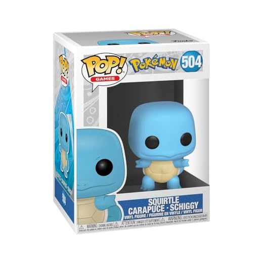 Funko POP! Pokemon - Squirtle - Figura in Vinile da Collezione - Idea Regalo - Merchandising Ufficiale - Giocattoli per Bambini e Adulti - Anime Fans - Figura da Collezione e da Esposizione